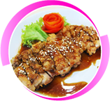 Grilled Pork with Teriyaki Sauce 