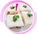 Sandwich (bologna cheese / ham cheese / tuna salad / chicken / bacon & egg / shrimp & egg)
