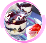Blueberry / Strawberry Trifle 