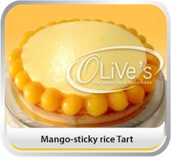 Mango-sticky rice Tart