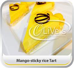 Mango-sticky rice Tart