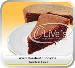 Warm Hazelnut Chocolate Flourless Cake